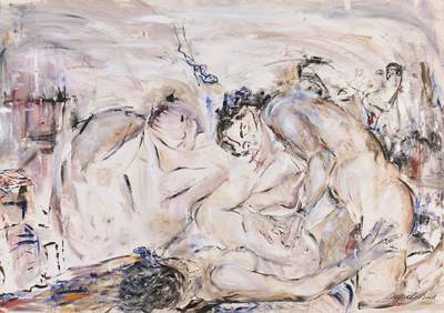 Ingrid Grillmayr - Free - 2008, oil on canvas 200 x 140 cm